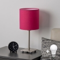 Brilagi - LED bordlampe NUBILA 1xE27/60W/230V rosa