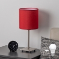 Brilagi - LED bordlampe NUBILA 1xE27/60W/230V rød
