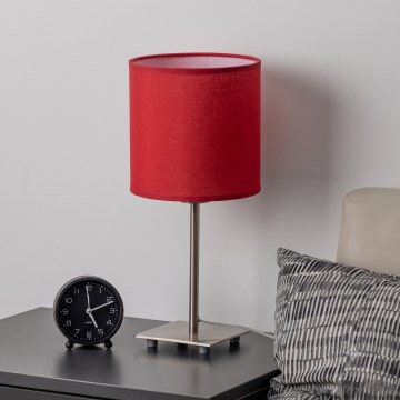 Brilagi - LED bordlampe NUBILA 1xE27/60W/230V rød