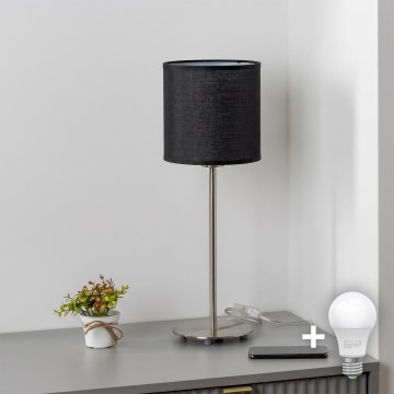 Brilagi - LED bordlampe NUBILA 1xE27/60W/230V sort