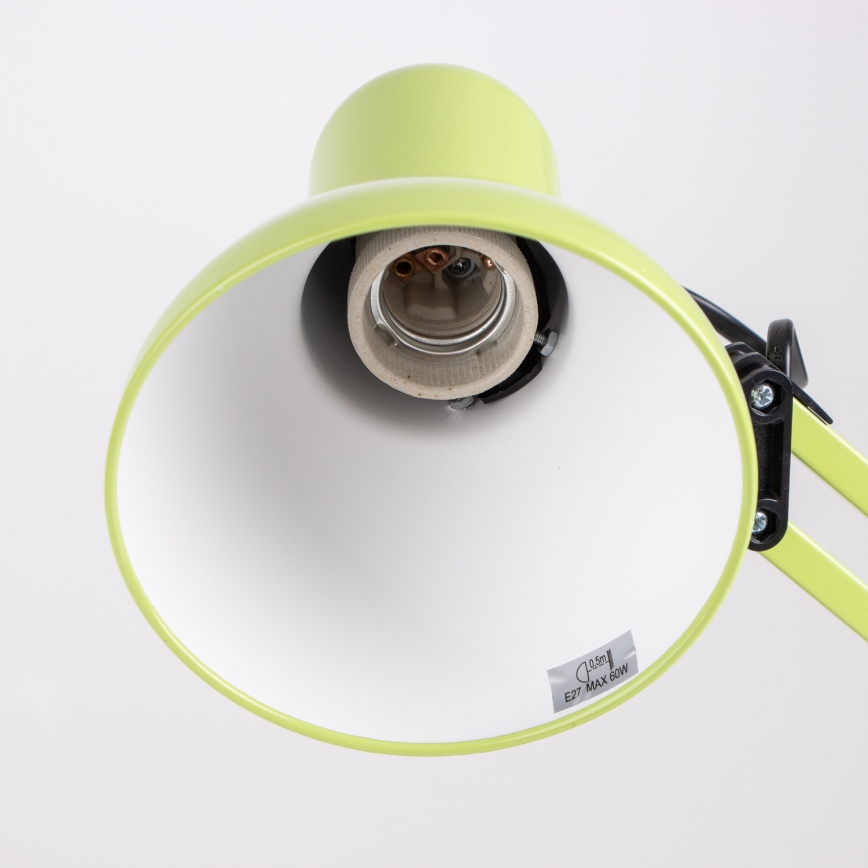 Brilagi - LED bordlampe ROMERO 1xE27/10W/230V grøn