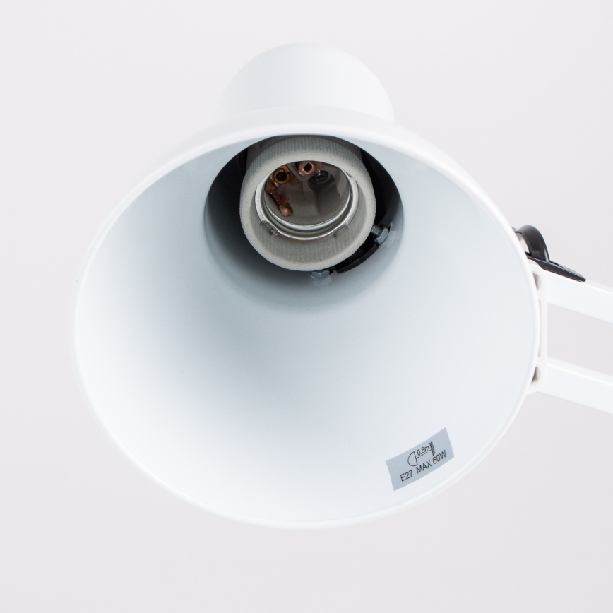 Brilagi - LED bordlampe ROMERO 1xE27/10W/230V hvid