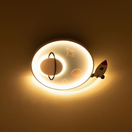 Brilagi - LED børnelampe til loftet STARSHIP LED/64W/230V 3000/4500/6000K blå