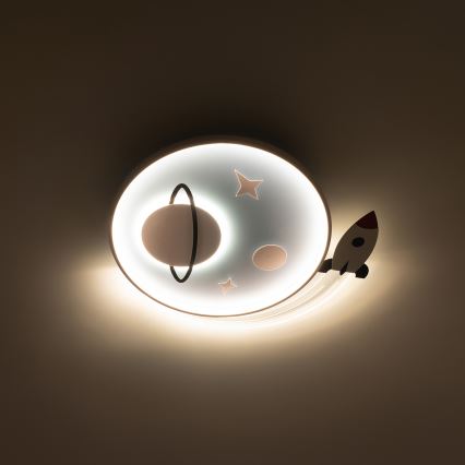 Brilagi - LED børnelampe til loftet STARSHIP LED/64W/230V 3000/4500/6000K blå