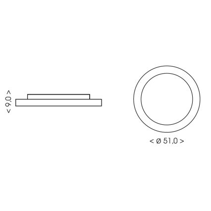 BRILAGI - LED loftlampe til børn ASTRO LED/60W/230V 3000/4500/6000K Ø 51 cm