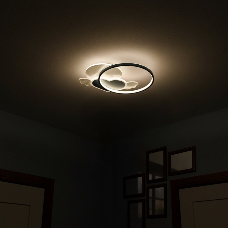 Brilagi - LED-børnelampe til loftet LOVE LED/48W/230V 3000/4500/6000K blå