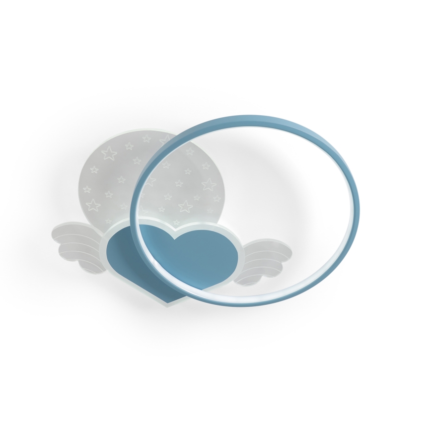 Brilagi - LED-børnelampe til loftet LOVE LED/48W/230V 3000/4500/6000K blå