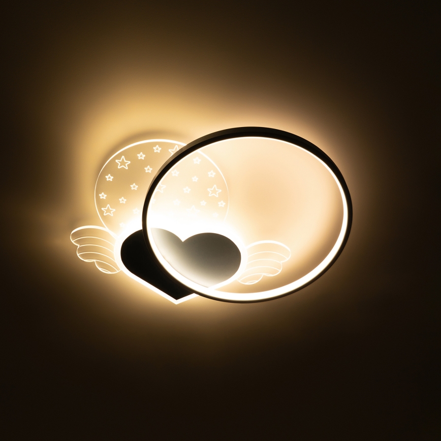 Brilagi - LED-børnelampe til loftet LOVE LED/48W/230V 3000/4500/6000K blå