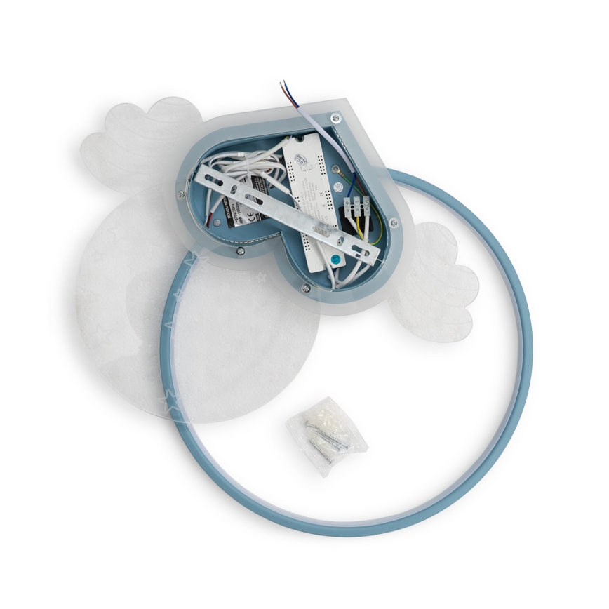 Brilagi - LED-børnelampe til loftet LOVE LED/48W/230V 3000/4500/6000K blå