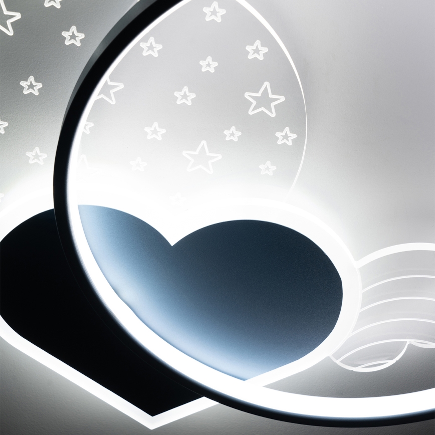 Brilagi - LED-børnelampe til loftet LOVE LED/48W/230V 3000/4500/6000K blå