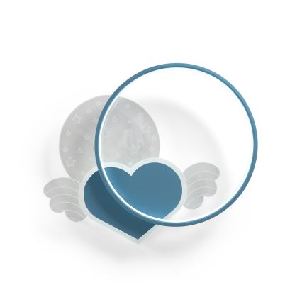 Brilagi - LED-børnelampe til loftet LOVE LED/48W/230V 3000/4500/6000K blå