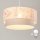 Brilagi - LED børnependel med kabel BOBO 1xE27/60W/230V Ø 40 cm creme/grå/kaniner
