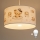 Brilagi - LED børnependel med wireophæng BOBO 1xE27/60W/230V Ø 35 cm hvid/med bamser