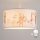 Brilagi - LED børnependel med wireophæng BOBO 1xE27/60W/230V Ø 35 cm hvid/med dyremotiv