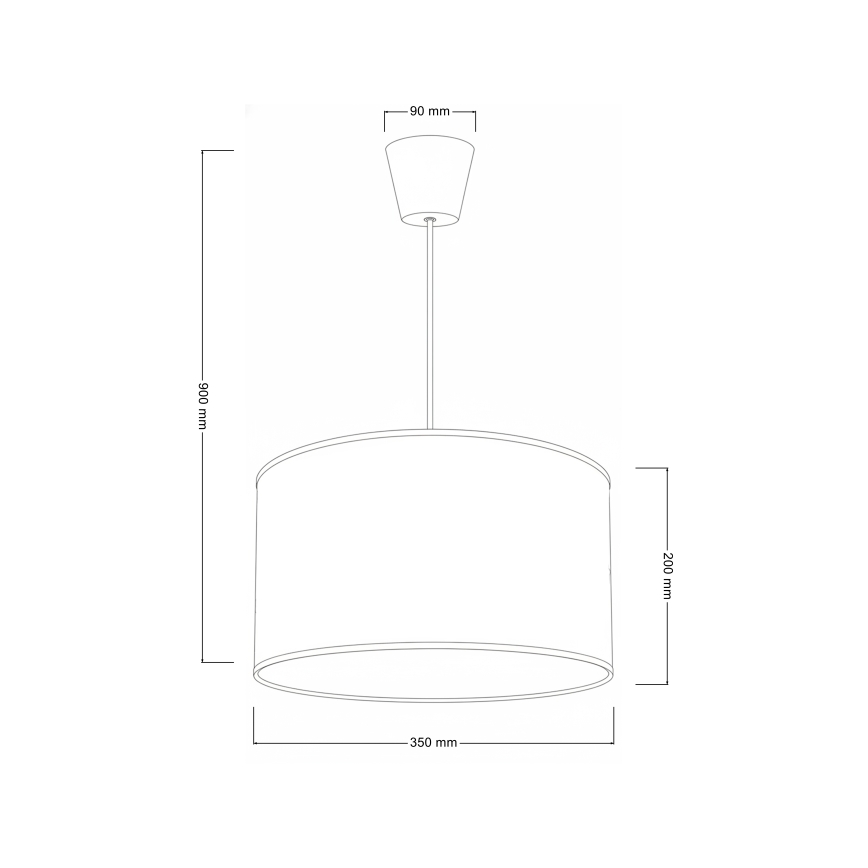 Brilagi - LED børnependel med wireophæng BOBO 1xE27/60W/230V Ø 35 cm hvid/med dyremotiv