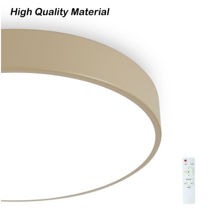 Brilagi - LED Dimmable Loftlys POOL LED/48W/230V 3000-6000K Ø 40 cm beige + fjernbetjening