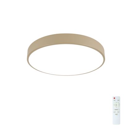 Brilagi - LED Dimmable Loftlys POOL LED/48W/230V 3000-6000K Ø 40 cm beige + fjernbetjening