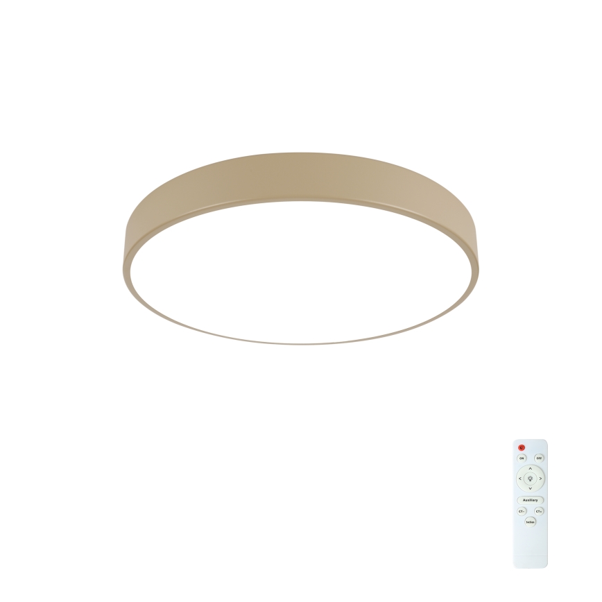 Brilagi - LED Dimmable Loftlys POOL LED/48W/230V 3000-6000K Ø 40 cm beige + fjernbetjening