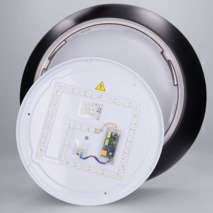 Brilagi - LED-dæmpbar loftlampe ALVA LED/48W/230V 3000-6500K Ø 51 cm sort + fjernbetjening