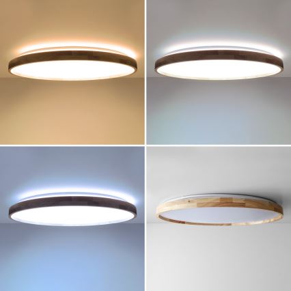 Brilagi - LED-dæmpbar loftlampe ALSON LED/72W/230V 3000-6500K eg Ø 78 cm + fjernbetjening
