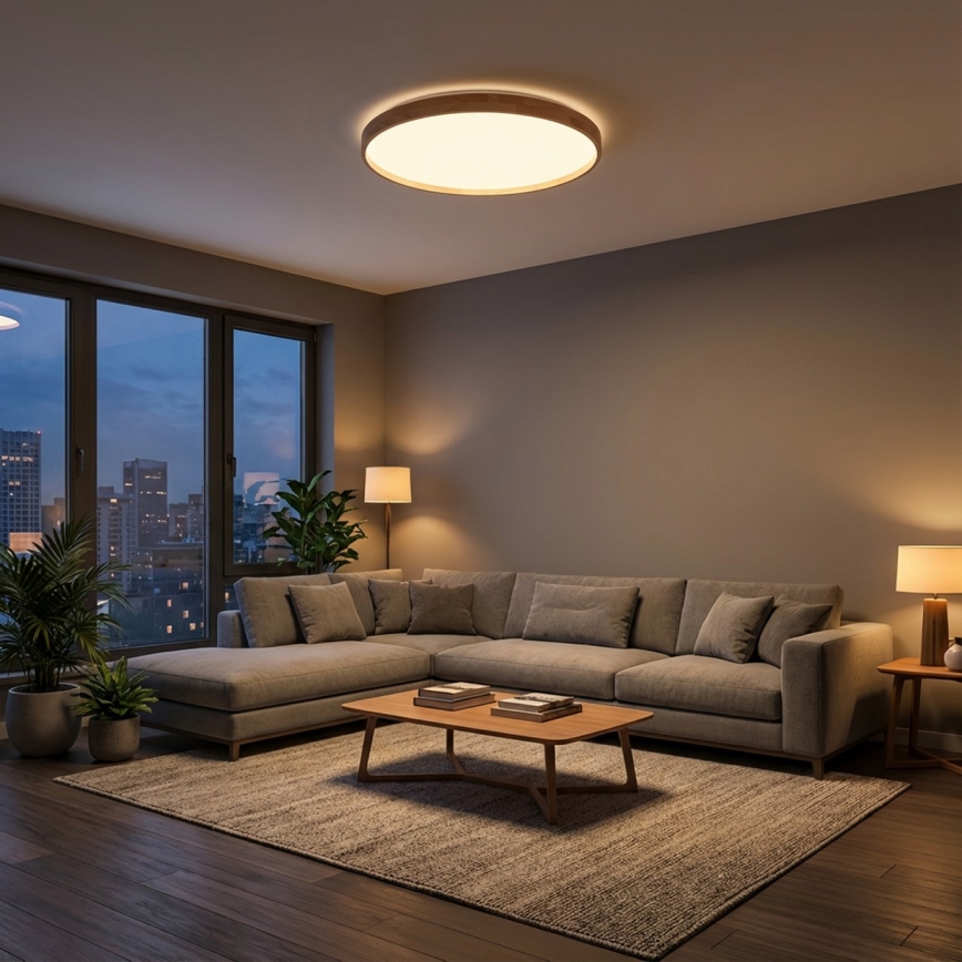 Brilagi - LED-dæmpbar loftlampe ALSON LED/72W/230V 3000-6500K eg Ø 78 cm + fjernbetjening