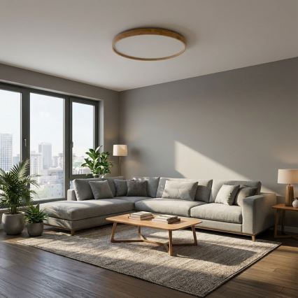 Brilagi - LED-dæmpbar loftlampe ALSON LED/72W/230V 3000-6500K eg Ø 78 cm + fjernbetjening