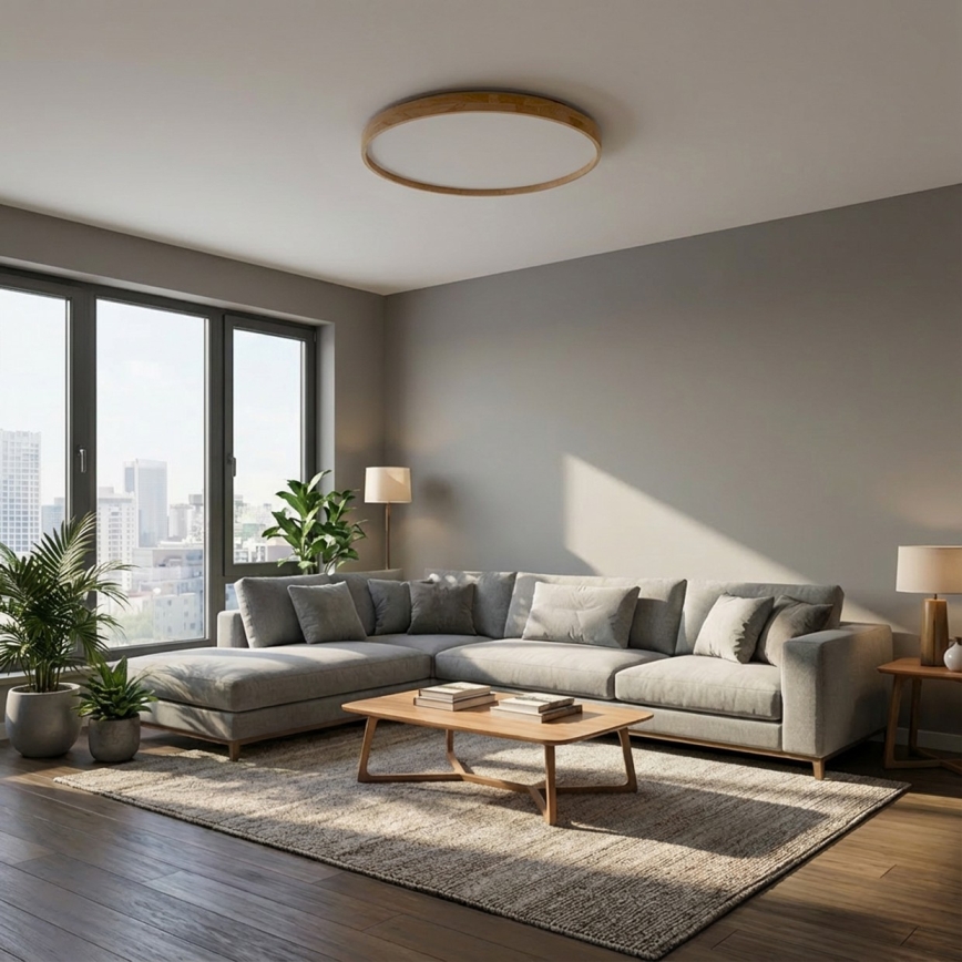 Brilagi - LED-dæmpbar loftlampe ALSON LED/72W/230V 3000-6500K eg Ø 78 cm + fjernbetjening