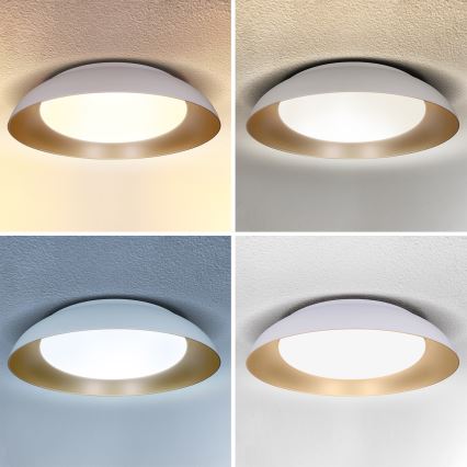 Brilagi - Dæmpbar LED-loftlampe ALVA LED/48W/230V 3000-6500K Ø 51 cm hvid + fjernbetjening