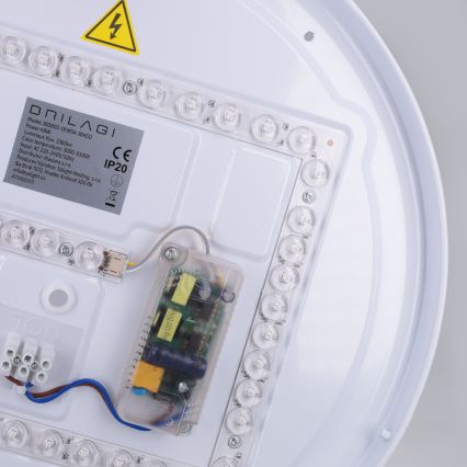 Brilagi - Dæmpbar LED-loftlampe ALVA LED/48W/230V 3000-6500K Ø 51 cm hvid + fjernbetjening