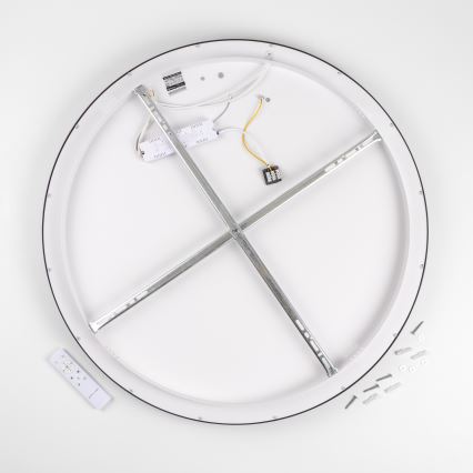 Brilagi - LED-dæmpbar loftlampe FALCON II, 108 W, 230 V, 3000–6500 K, Ø 80 cm, sort + fjernbetjening