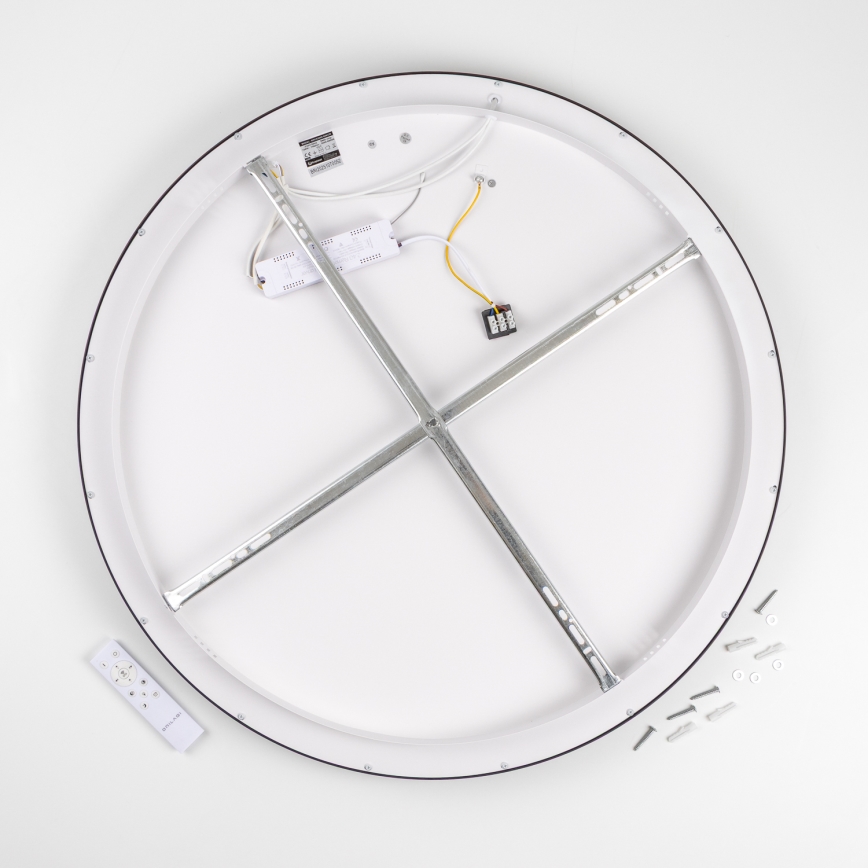 Brilagi - LED-dæmpbar loftlampe FALCON II, 108 W, 230 V, 3000–6500 K, Ø 80 cm, sort + fjernbetjening