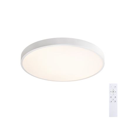 Brilagi - LED-dæmpbar loftlampe GLASS POOL DOUBLE LED/48W/230V 3000-6000K 40 cm hvid + fjernbetjening