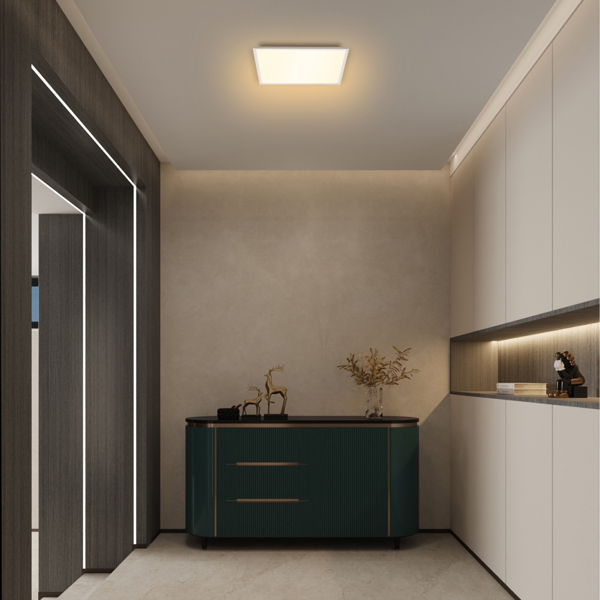 Brilagi - Dæmpbar LED-loftlampe SLIMFRAME LED/36W/230V 45x45 cm 3000-6000K hvid + fjernbetjening