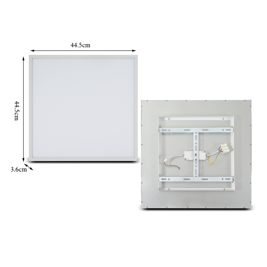 Brilagi - Dæmpbar LED-loftlampe SLIMFRAME LED/36W/230V 45x45 cm 3000-6000K hvid + fjernbetjening