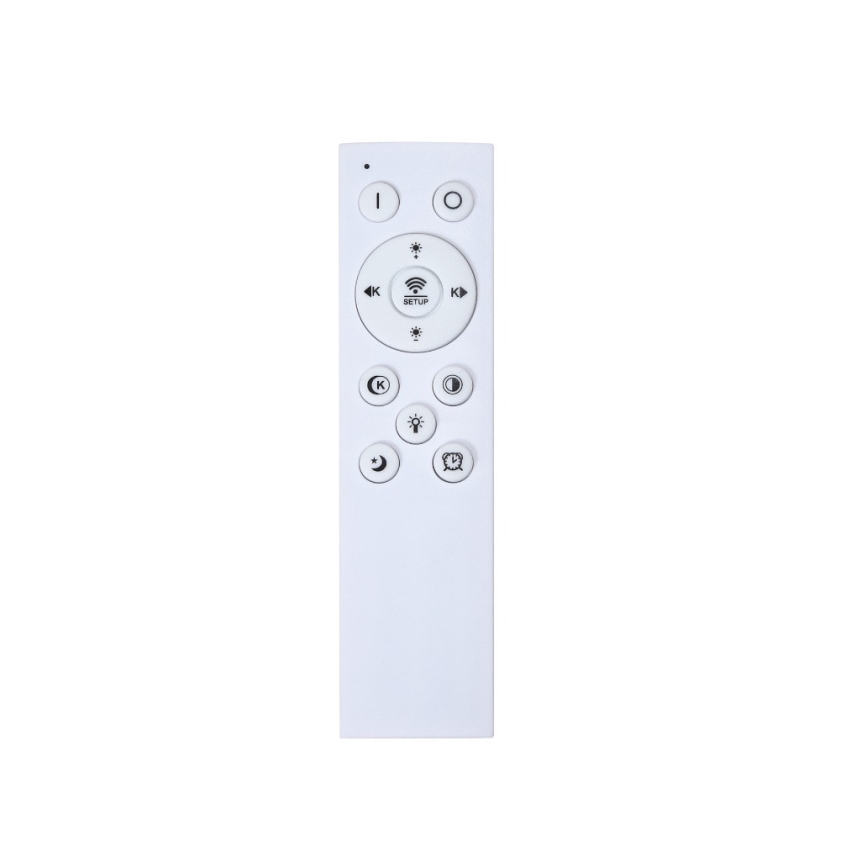 Brilagi - LED-dæmpbar loftlampe SLIMFRAME WOOD LED/58W/230V 64x64 cm 3000-6000K brun + fjernbetjening