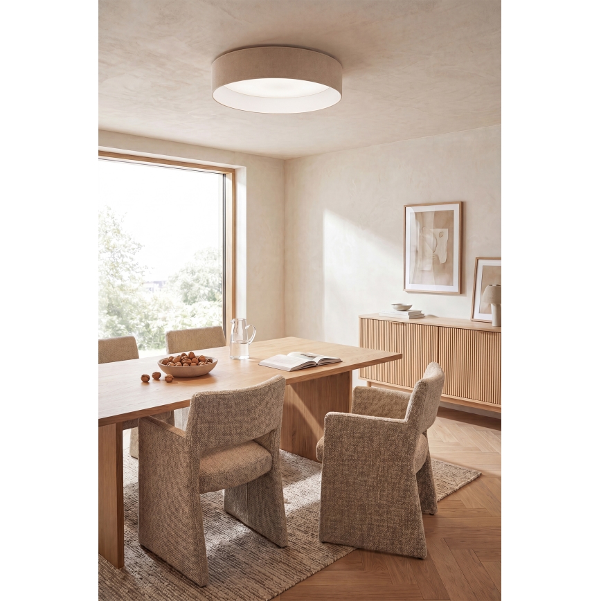 Brilagi - LED-dæmpbar loftlampe VELVET SMARTIX STARS LED/36W/230V 3000-6000K Ø 55 cm cremefarvet Wi-Fi Tuya Beacon + fjernbetjening