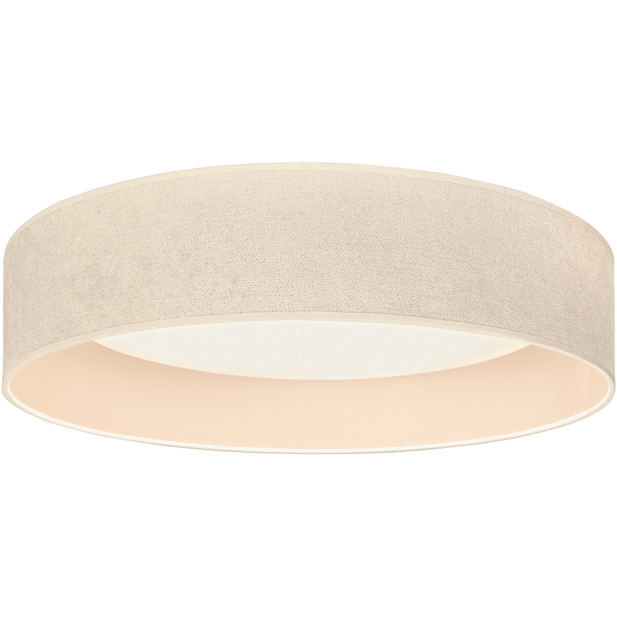 Brilagi - LED-dæmpbar loftlampe VELVET SMARTIX STARS LED/36W/230V 3000-6000K Ø 55 cm cremefarvet Wi-Fi Tuya Beacon + fjernbetjening