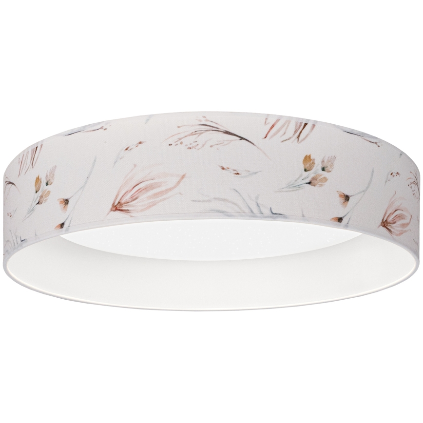 Brilagi - LED dæmpbar loftlampe VELVET SMARTIX STARS LED/36W/230V 3000-6000K Ø 55 cm hvid/blomster Wi-Fi Tuya Beacon + fjernbetjening