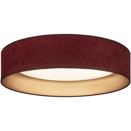 Brilagi - Dæmpbar LED-loftlampe VELVET SMART VARI LED/24W/230V 3000-6500K Ø 45 cm bordeaux/guld + fjernbetjening
