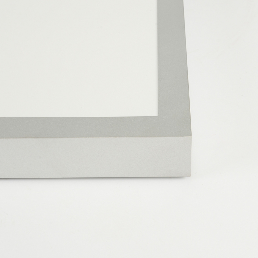 Brilagi - LED-dæmpbar loftlampe til badeværelse FRAME SMART LED/50W/230V 120x30 cm 3000-6000K IP44 sølv + fjernbetjening