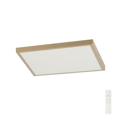 Brilagi - Dæmpbar LED badeværelsesloftlampe FRAME SMART LED/50W/230V 60x60 cm 3000-6000K IP44 beige + fjernbetjening