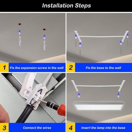 Brilagi - LED dæmpbar loftlampe til badeværelse FRAME SMART LED/50W/230V 30x120 cm 3000-6000K IP44 hvid + fjernbetjening