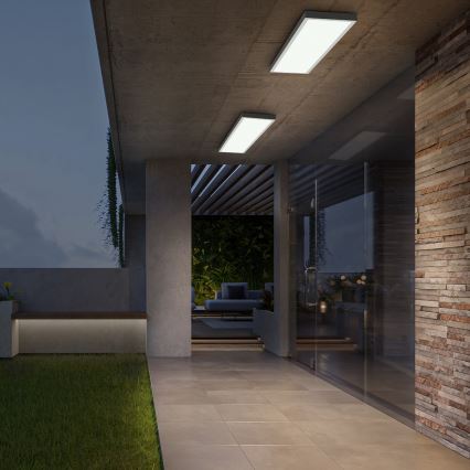 Brilagi - LED dæmpbar loftlampe til badeværelse FRAME SMART LED/50W/230V 30x120 cm 3000-6000K IP44 hvid + fjernbetjening