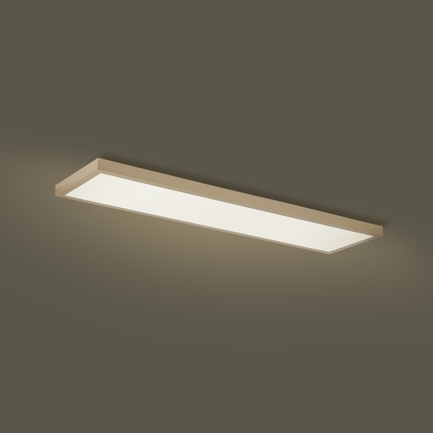 Brilagi - Dæmpbar LED-badeværelsesloftlampe FRAME SMART LED/50W/230V 120x30 cm 3000-6000K IP44 beige + fjernbetjening