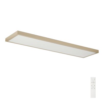 Brilagi - Dæmpbar LED-badeværelsesloftlampe FRAME SMART LED/50W/230V 120x30 cm 3000-6000K IP44 beige + fjernbetjening
