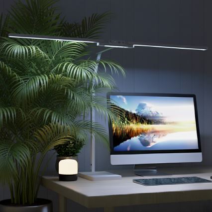 Brilagi - Dæmpbar berøringsbetjent LED-bordlampe VARIO LED/24W/230V 3000-6500K CRI 92 hvid