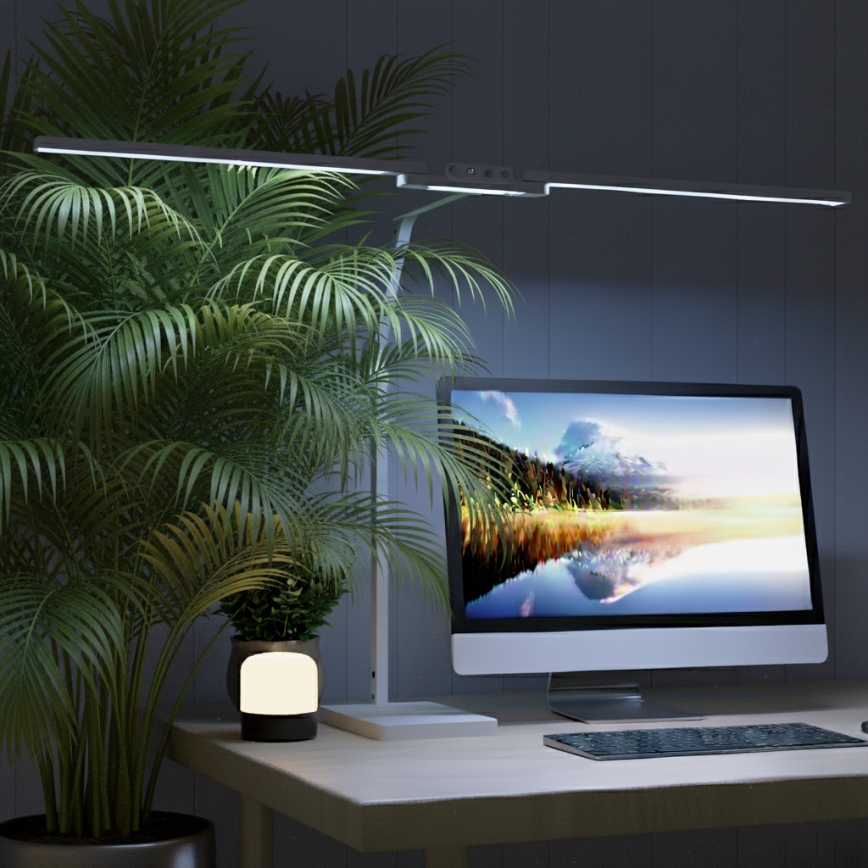 Brilagi - Dæmpbar berøringsbetjent LED-bordlampe VARIO LED/24W/230V 3000-6500K CRI 92 hvid