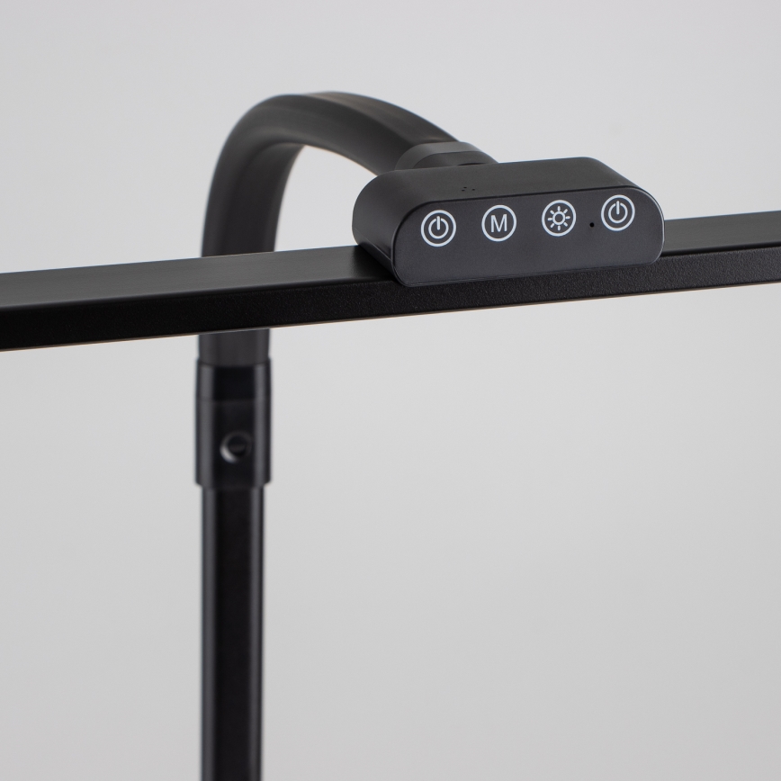 BRILAGI - Dæmpbar berøringsbetjent skrivebordslampe med klemme VARIO LED/24W/230V 3000-6500K CRI 92 sort