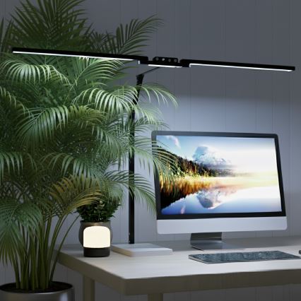 Brilagi - LED Dæmpbar berøringsbetjent bordlampe VARIO LED/24W/230V 3000-6500K CRI 92 sort