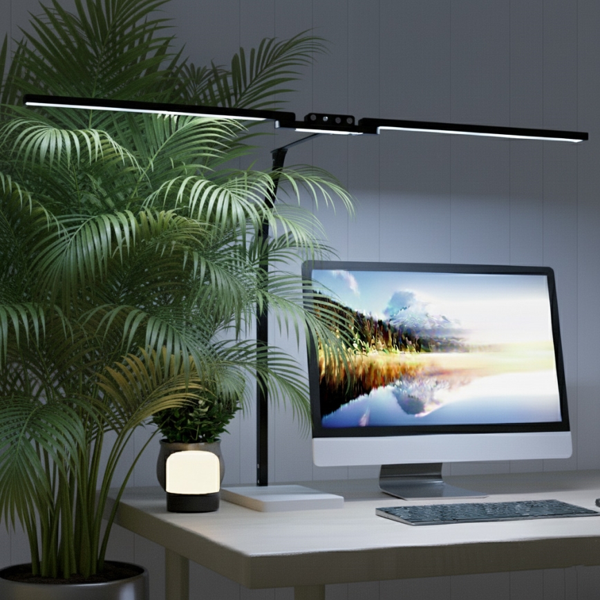 Brilagi - LED Dæmpbar berøringsbetjent bordlampe VARIO LED/24W/230V 3000-6500K CRI 92 sort